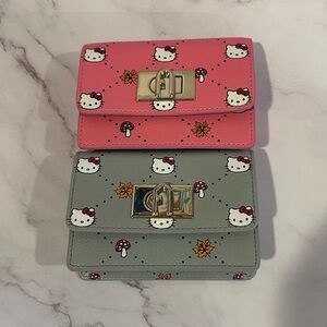 Hello Kitty x Furla Pink and Gray mini crossbody